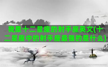 我是十二星座的射手座英文(十二星座中的射手座最强的是什么)