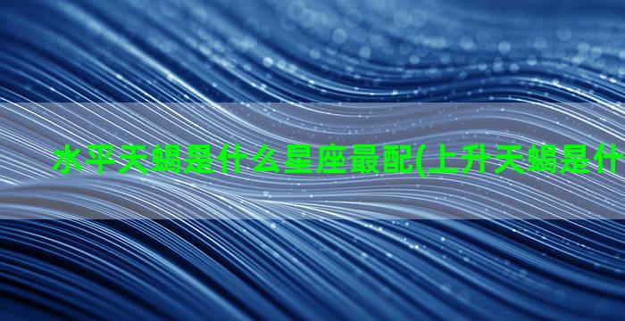 水平天蝎是什么星座最配(上升天蝎是什么星守护)